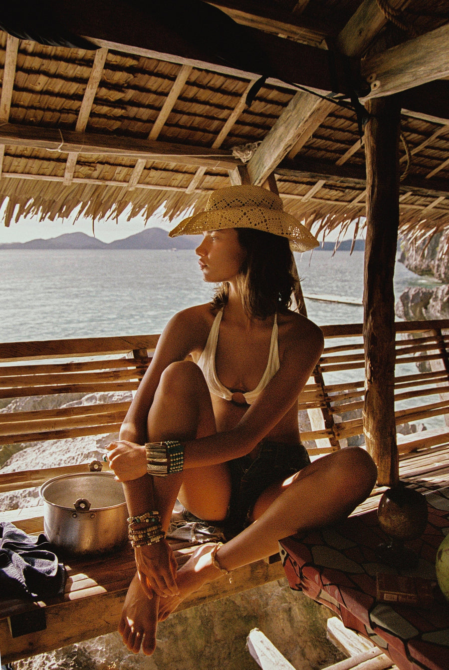 KAI top - white salt  -  SWIM TOPS  -  B Ā M B A S W I M