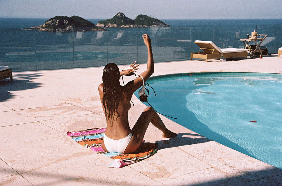 SALVADOR bottoms - black/ white  -  SWIM BOTTOMS  -  B Ā M B A S W I M