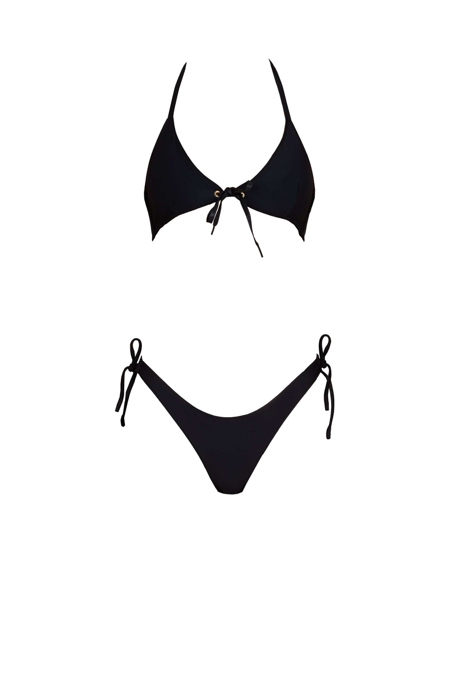 AMALFI bottoms - jet black  -  SWIM BOTTOMS  -  B Ā M B A S W I M
