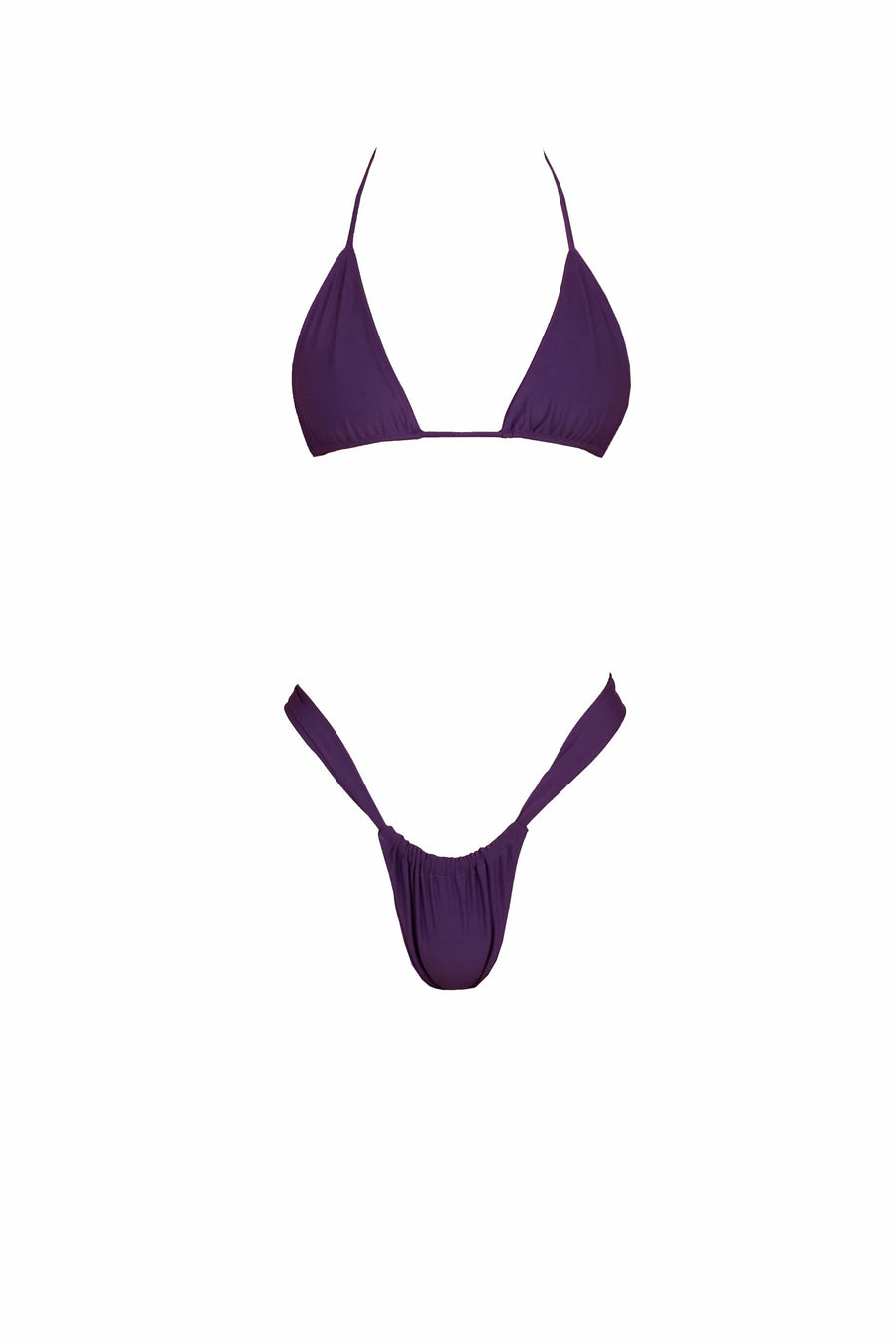 MALIBU top- plum  -  SWIM TOPS  -  B Ā M B A S W I M